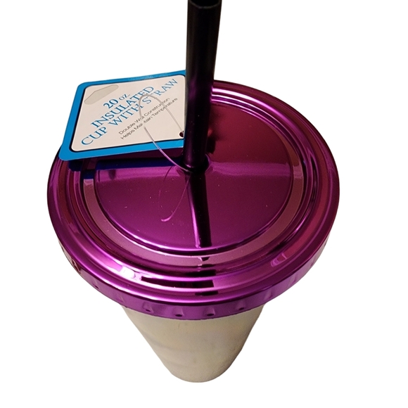 Beetlejuice Barbra and Adam Theme 20 Oz Insulated Plastic Cup - Picture 4 of 7